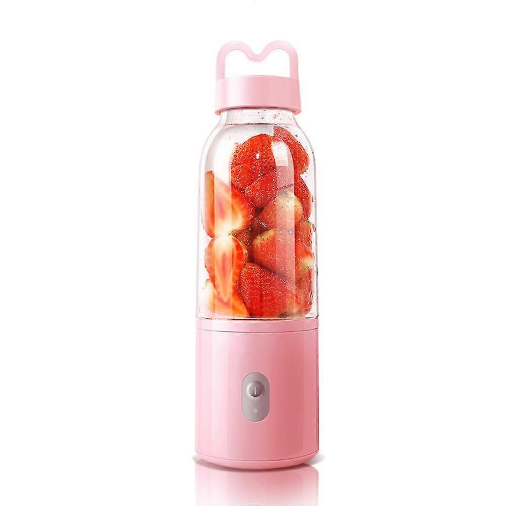 Portable Blender ,Personal Blender for Shakes and Smoothies, Mini Blender USB Rechargeable with 4 Blades, Handheld BlenderRed