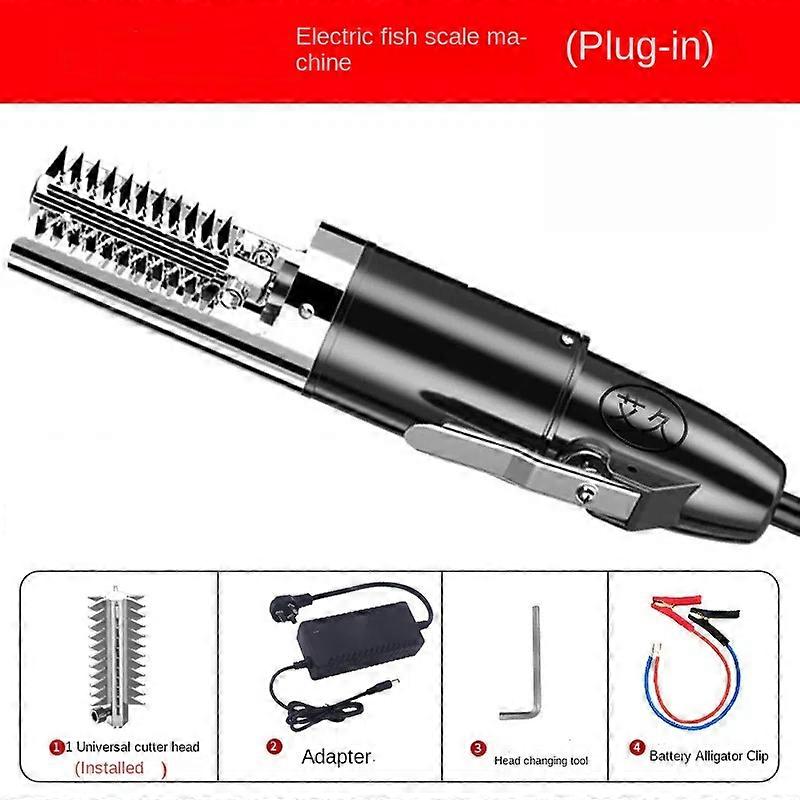 Electric fish scale scraper, electric fish scale scraper, scaling tool, fish killing machine, fully automatic wireless