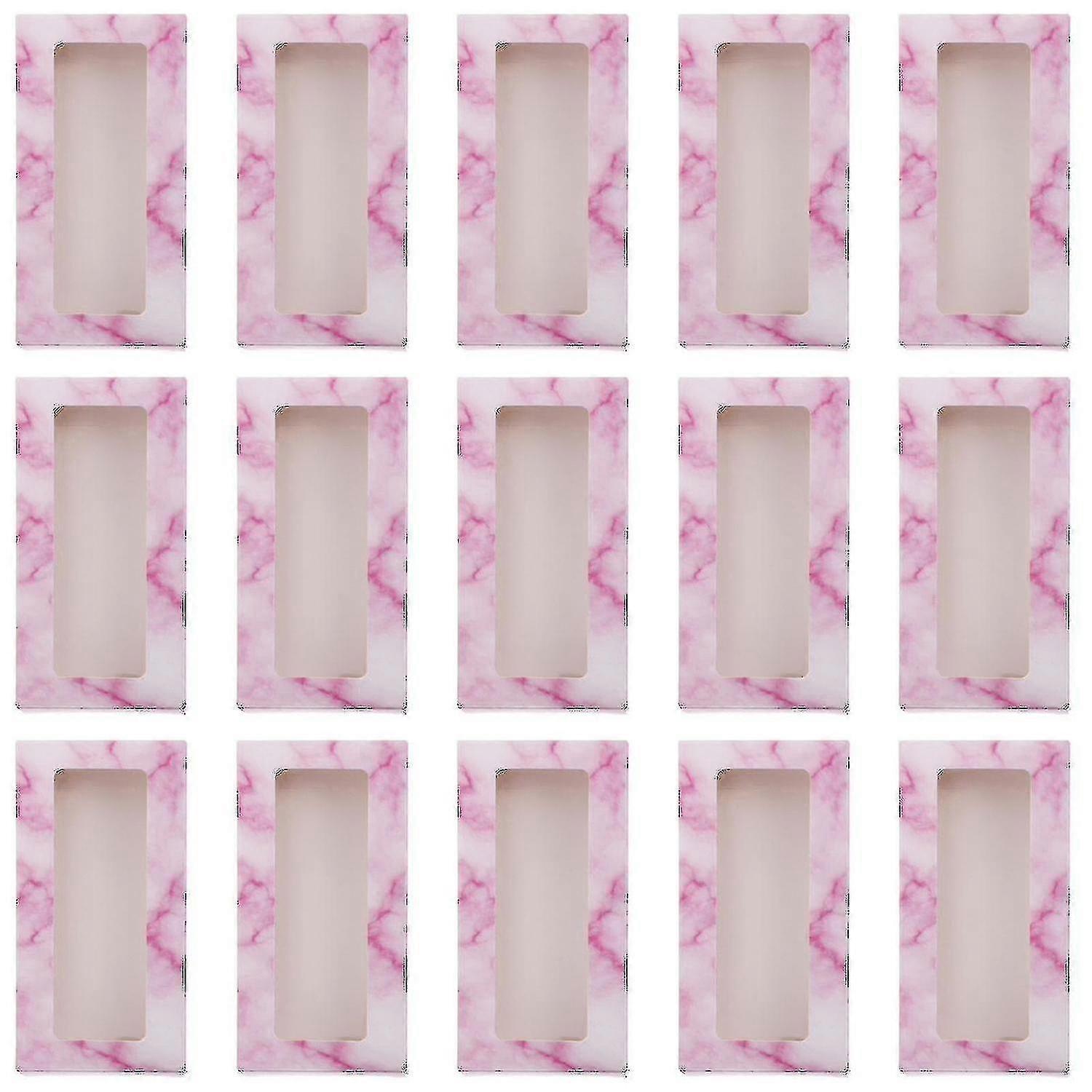 40pcs Delicate Creative Eyelash Boxes Empty Eyelash Organizers Empty Eyelash Cases J