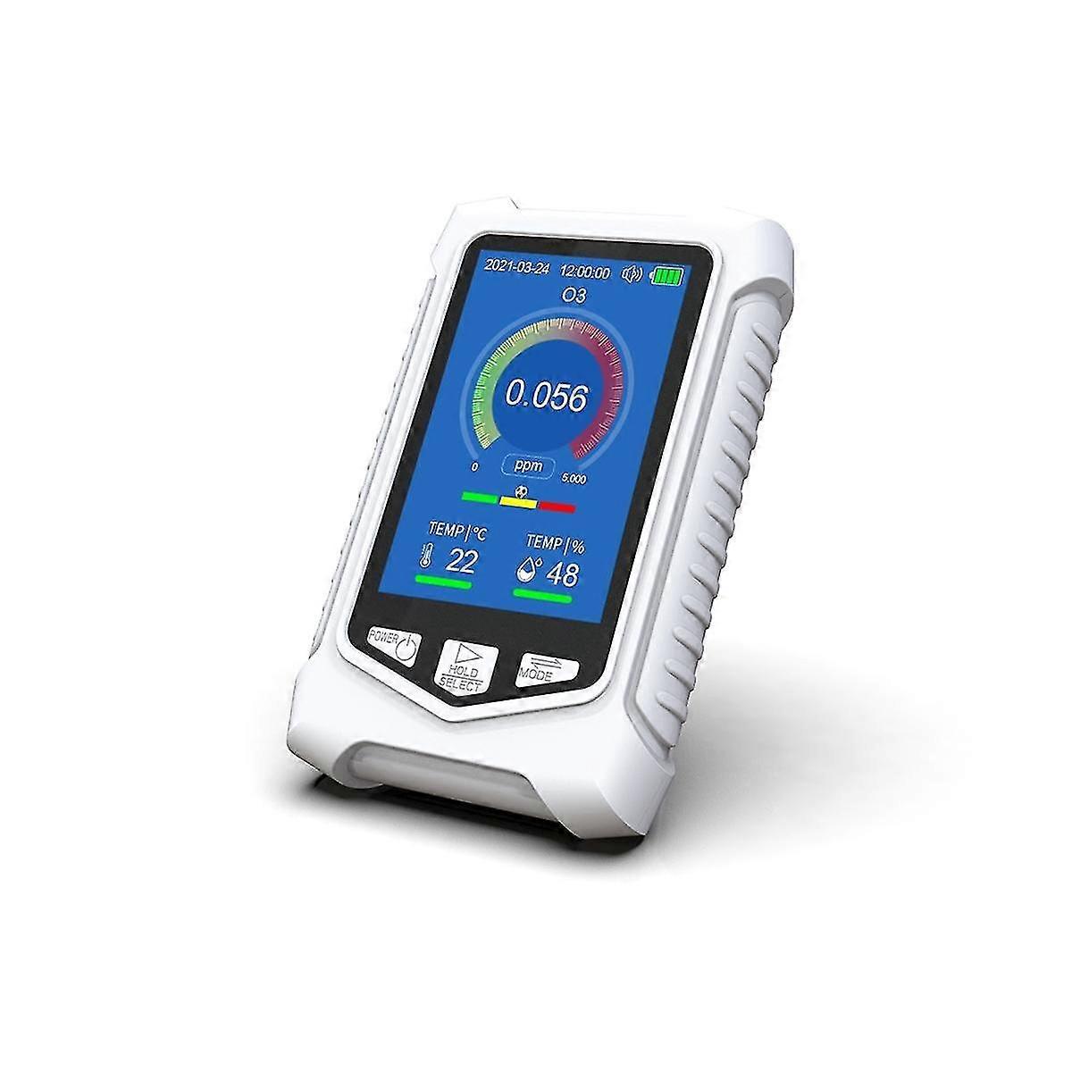 Luftkvalitetsmonitor, 3,5 tommers tft multifunksjon O3 luftkvalitetsmonitor for luftkvalitetstemperatur