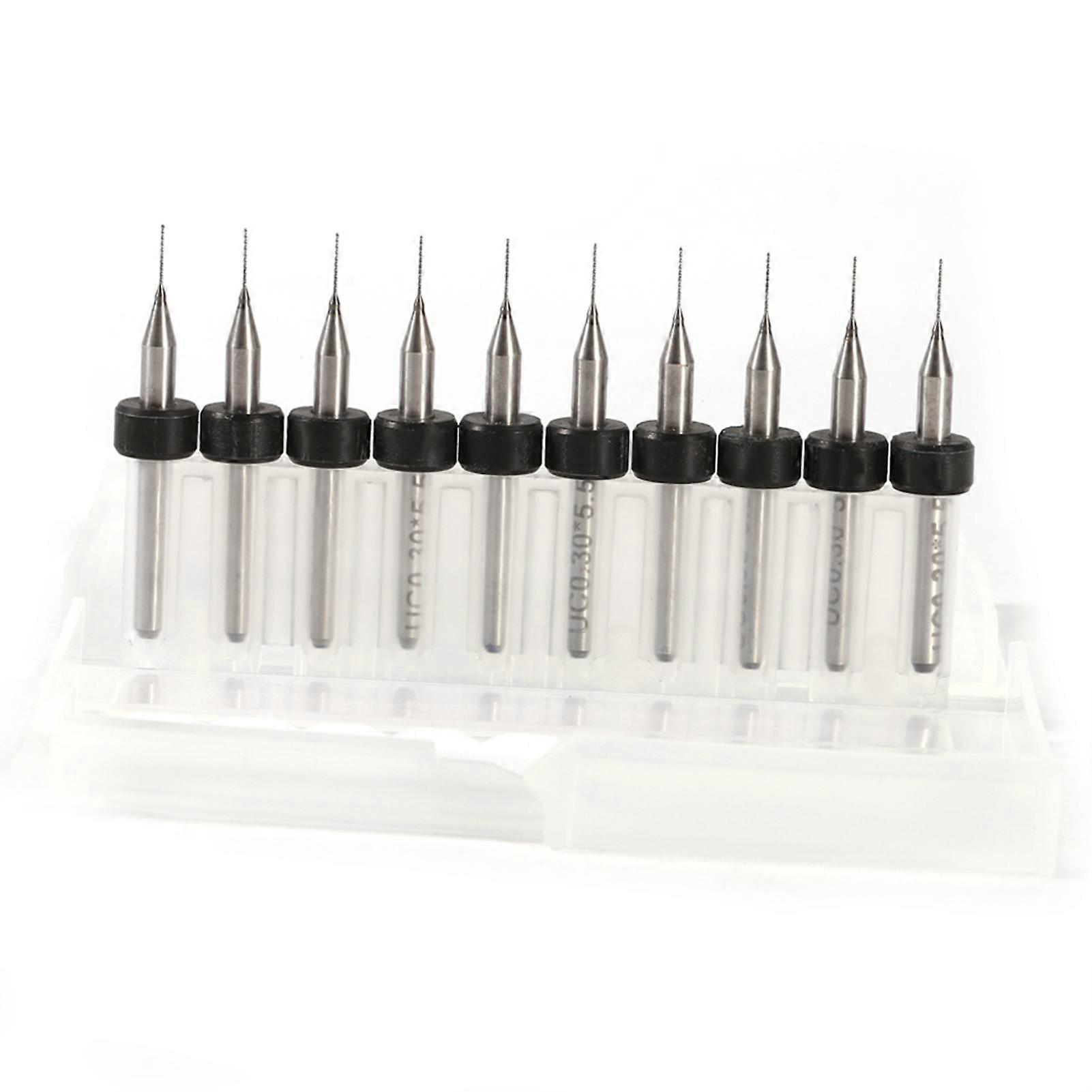 CNC-Gravur Bohrer Satz Leiterplatte Leiterplatte Hartmetall Mikro-Bits (0,3 mm)
