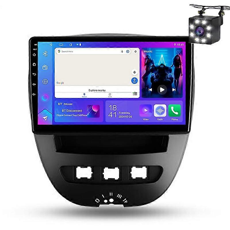Android Car Radio For Peugeot 107 Toyota Aygo Citroen C1 2005 - 2014 Multimedia Video Player GPS