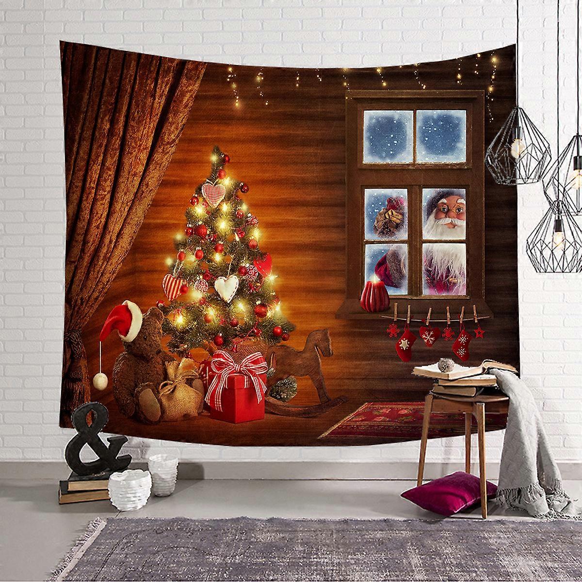 New Christmas Hanging Cloth Decorative Tapestry Digital Printing Tapestry Beach Towel