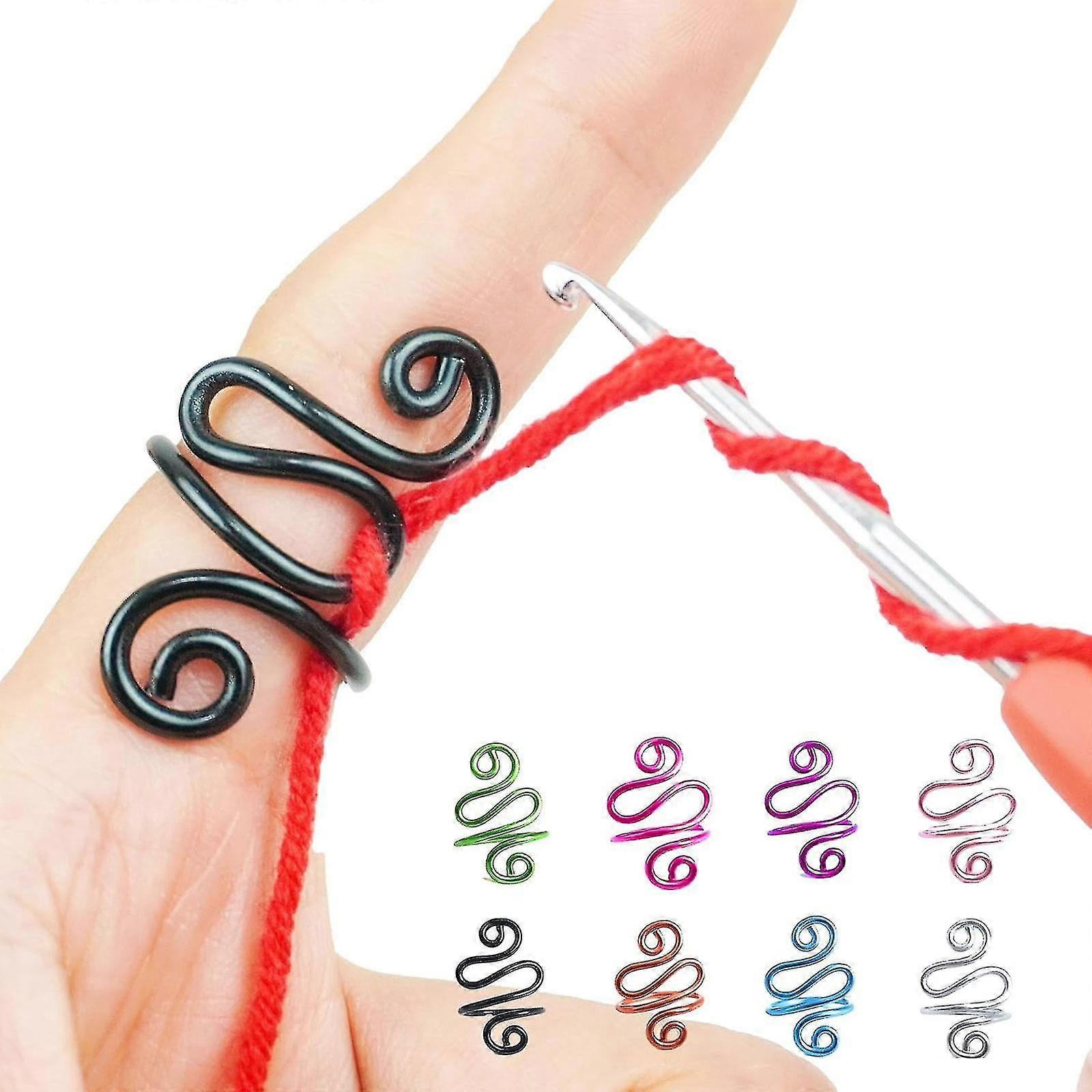 HAndmade Crochet Tension Ring Lefties & Righties Fil Tension Control Ring-Good