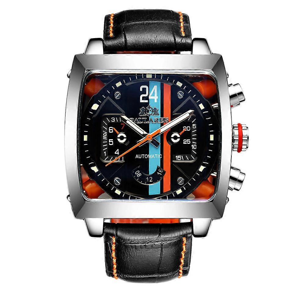Large Dial Mechanical Men's Watch