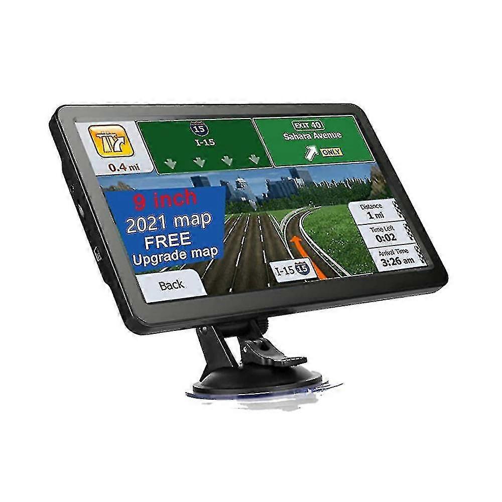 Set da 9 pollici Hd Gps Auto Camion 8gb Igo Us Eu 2022 Mappe Auto Allarme Traffico Camion Navigat Hi-fi Fm Kr