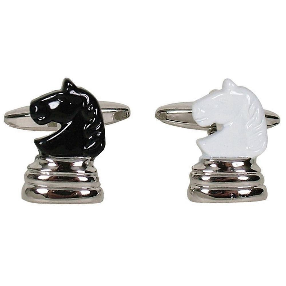 GDesign Premium Quality and Durable Chess Knight Design Button Cufflinks