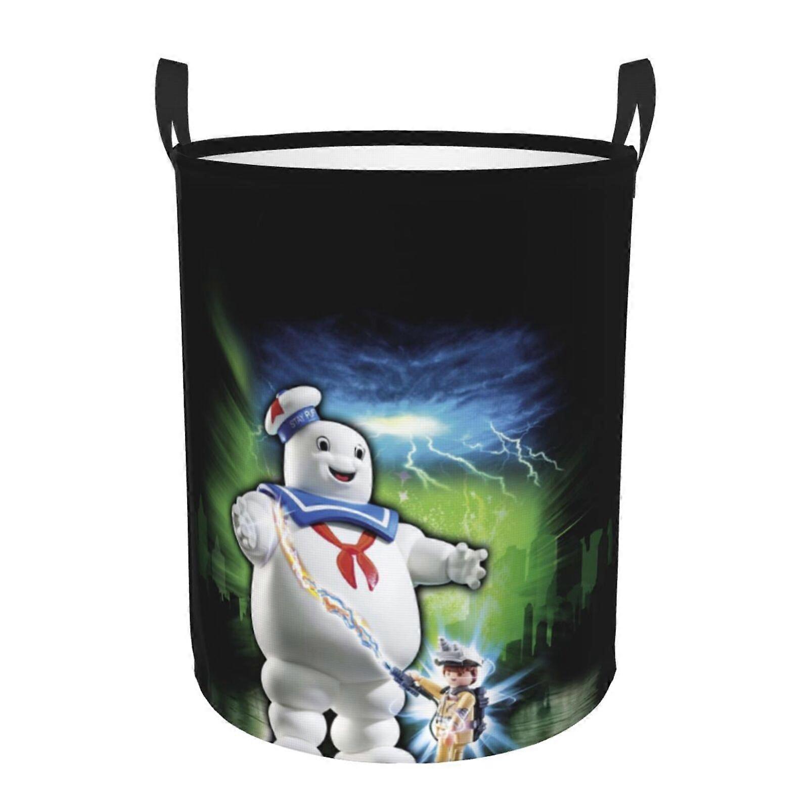 Cesto de Roupa Suja Gráfico 3D Ghostbuster com Alça - SYS28182