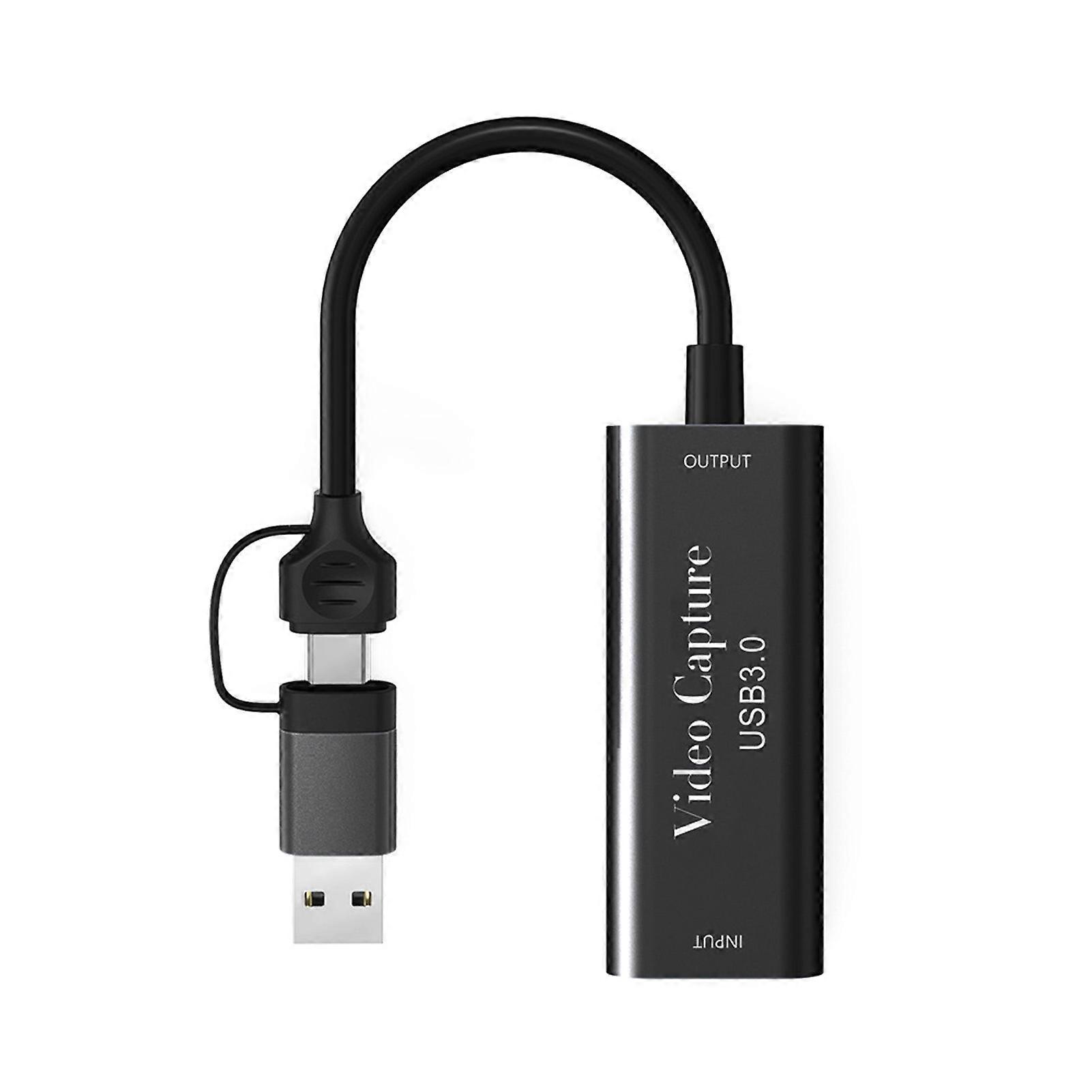 USB Type-C Video Capture Card Easy to Use Capture Card with 15M Transmission distance for Streaming Live Broadcasting