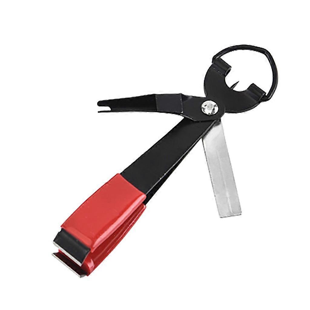 Fiske Quick Knot Knytverktyg 4 i 1 Mono Line Clipper Stål Fiske Bindningsverktyg