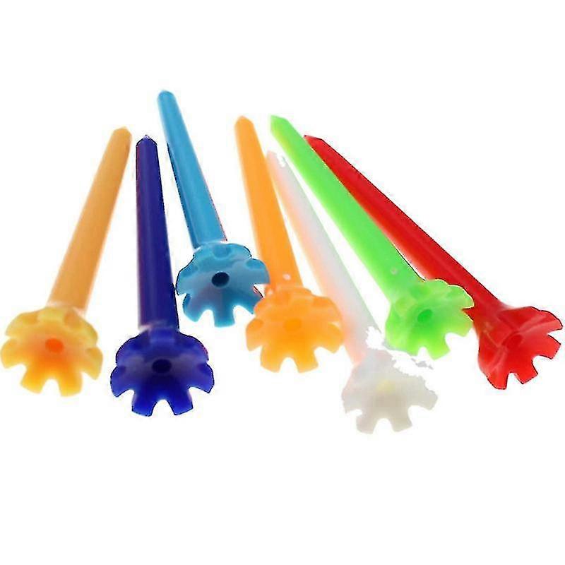 Golf Tees, Random Color Golf Tees 5 Prong Golf Tees 100pcs Random Color) Starlight