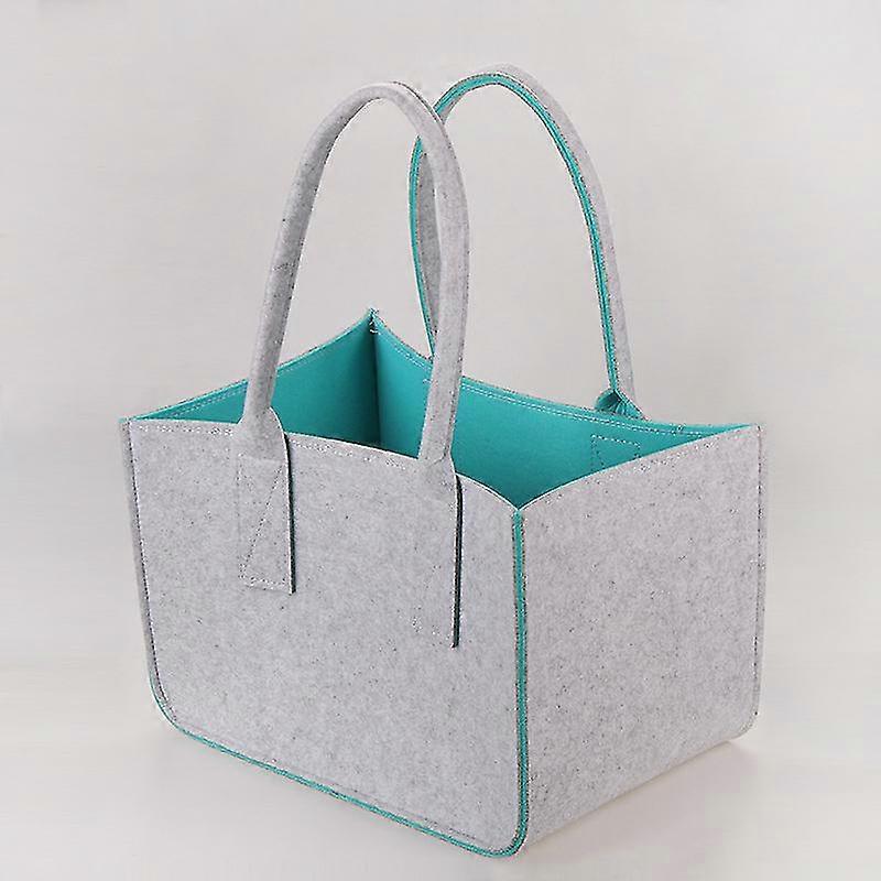 Shopping Basket Felt Bag For Firewood 2-pack