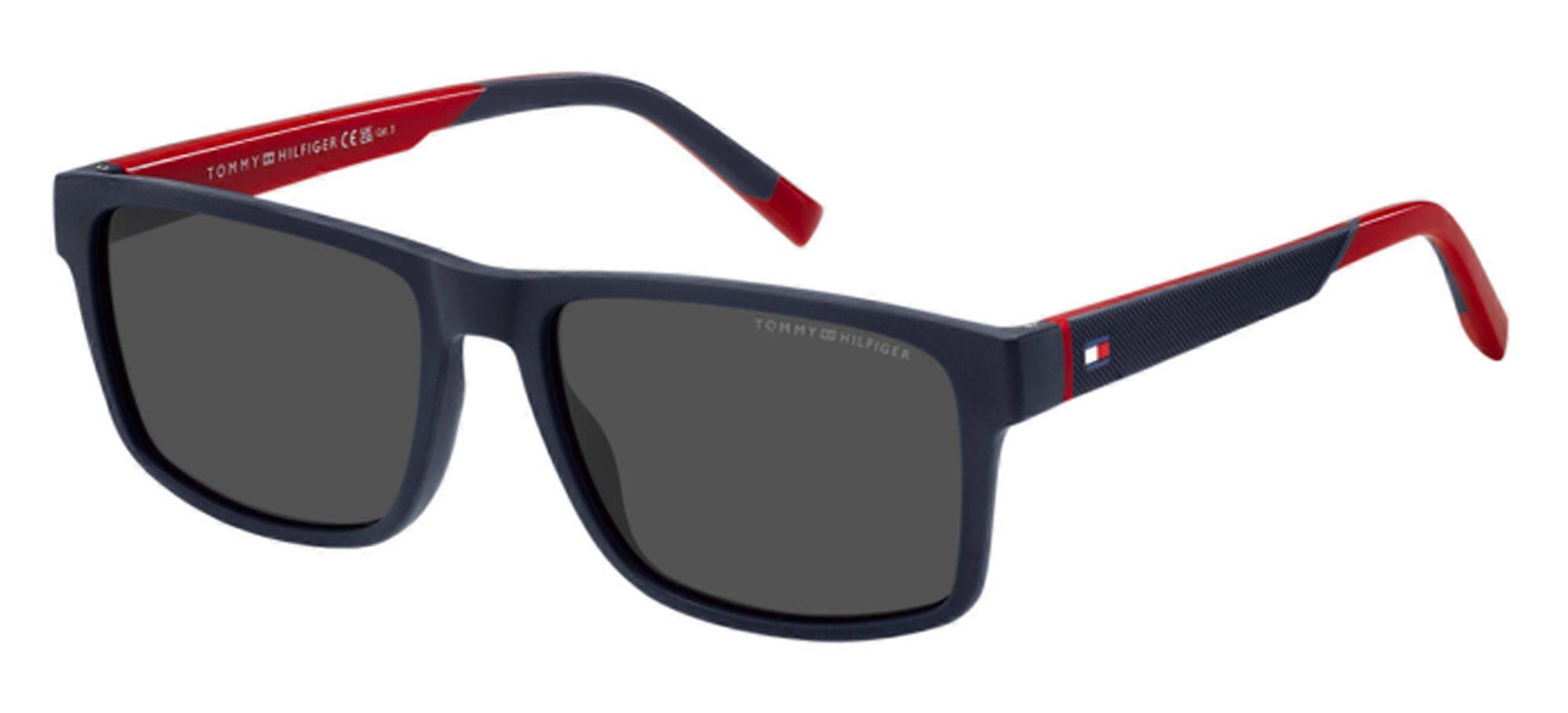 Sunglasses Tommy Hilfiger TH 2142/S BLUE RED/GREY 56/17/145 Man