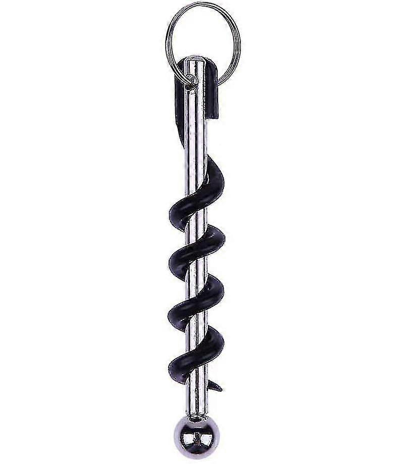 Multi-functional Outdoor Mini Bottle Opener Edc Cork Screw Red Wine Bottle Opener Keyring Tool Camping Survive