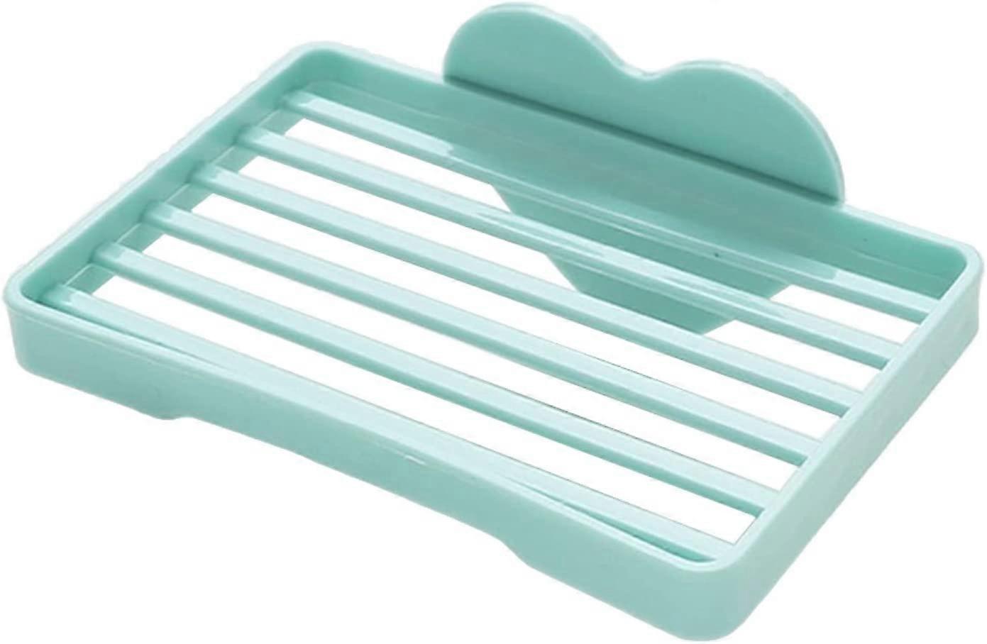 Creative Heart-Shaped Bathroom Soap Dish - Green