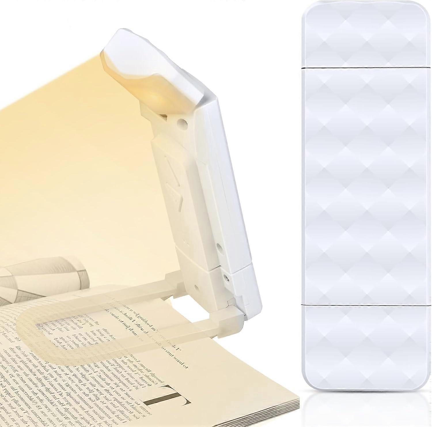Reading Light, 3 Colors Eye Protection & 5 Brightness Settings, Timer Function & USB Rechargeable, Book Light for Book Lovers