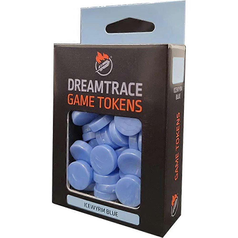 DreamTrace Gaming Tokens - Icewyrm Blue