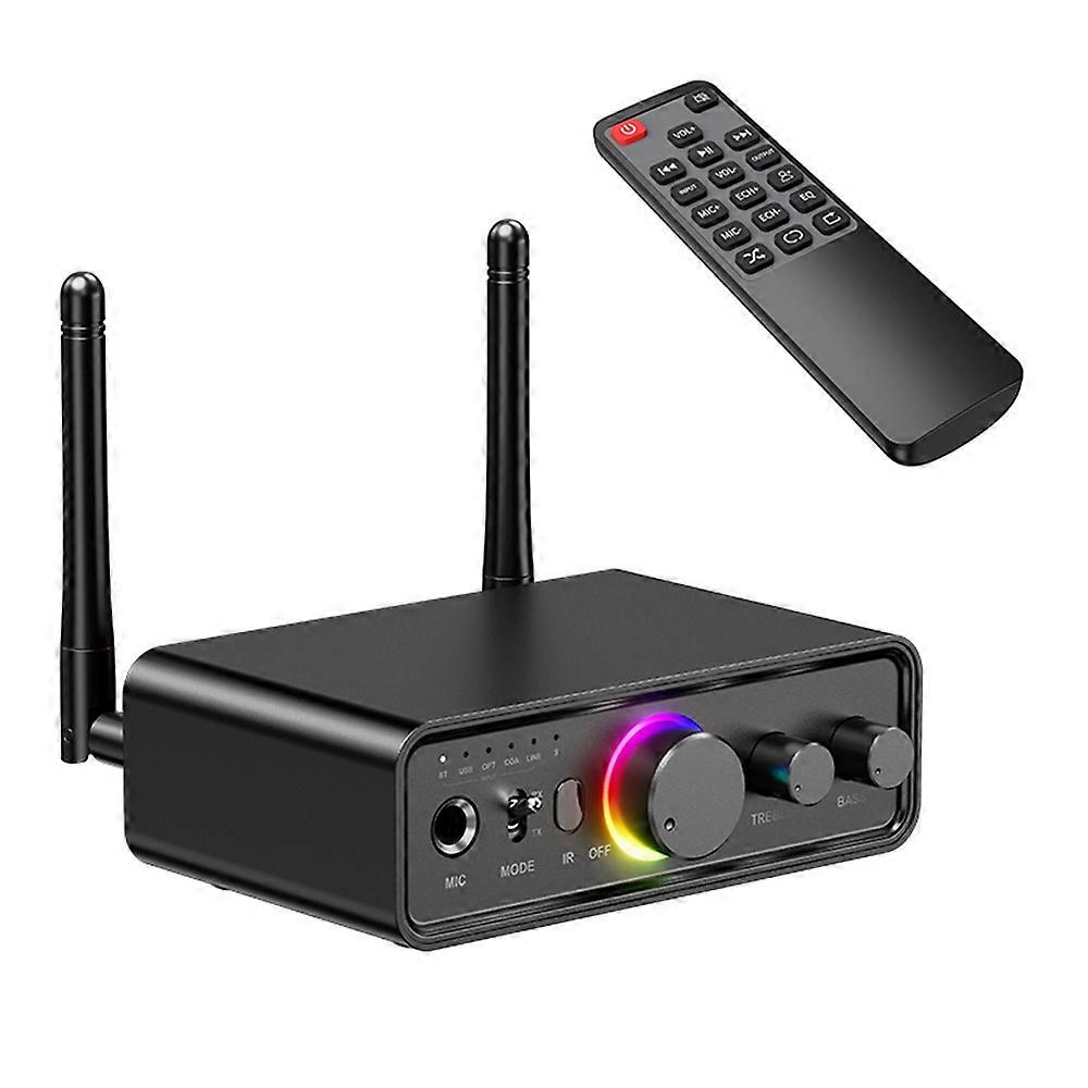 OMS-M18 Bluetooth 5.3 Transmitter Receiver with Remote Control for TV to Wireless Headphone Speaker