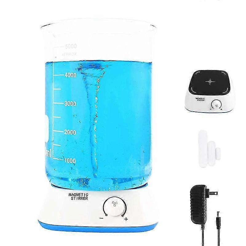5000ml Mini Magnetic Stirrer,with 3pcs Magnetic Stir Bars, 3000rpm, 110v, 5w, 350g, For Lab, Making