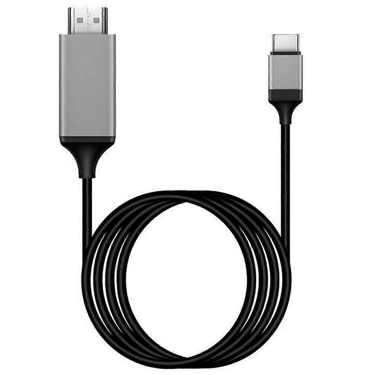 Type-C to -Compatible USB3.1 4K HDTV Cable for Android Phone to Connect TV Same Screen Device Cable