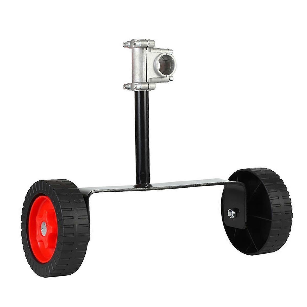 Universal Metal Wheels for String Trimmer Grass Eater Weed Adjustable for Tube 26mm(1inch) 28mm(1.1