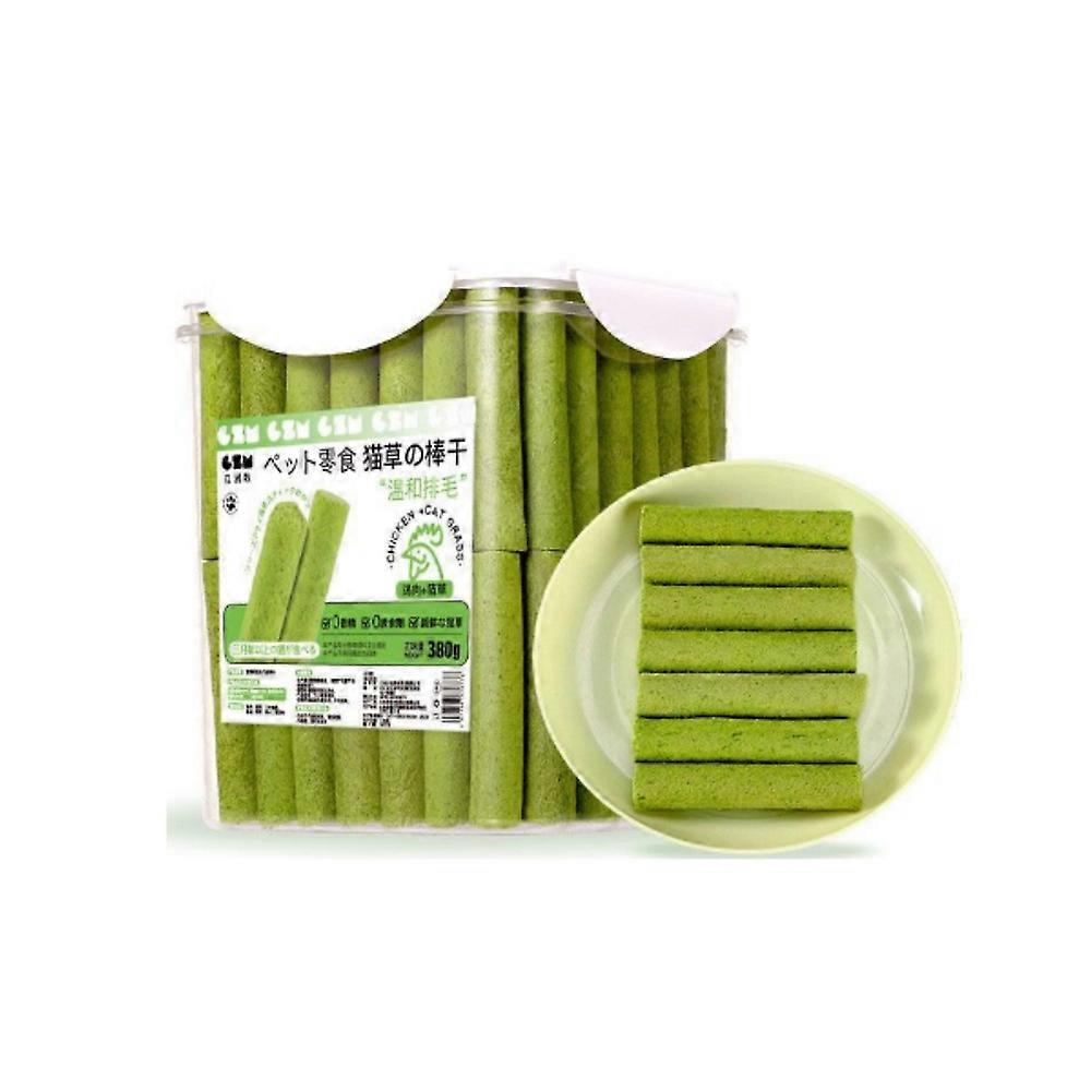 60pcs Berdexa Cat Grass Teething Sticks,Berdexa Cat Grass Feeding Stick,for Indoor Cat