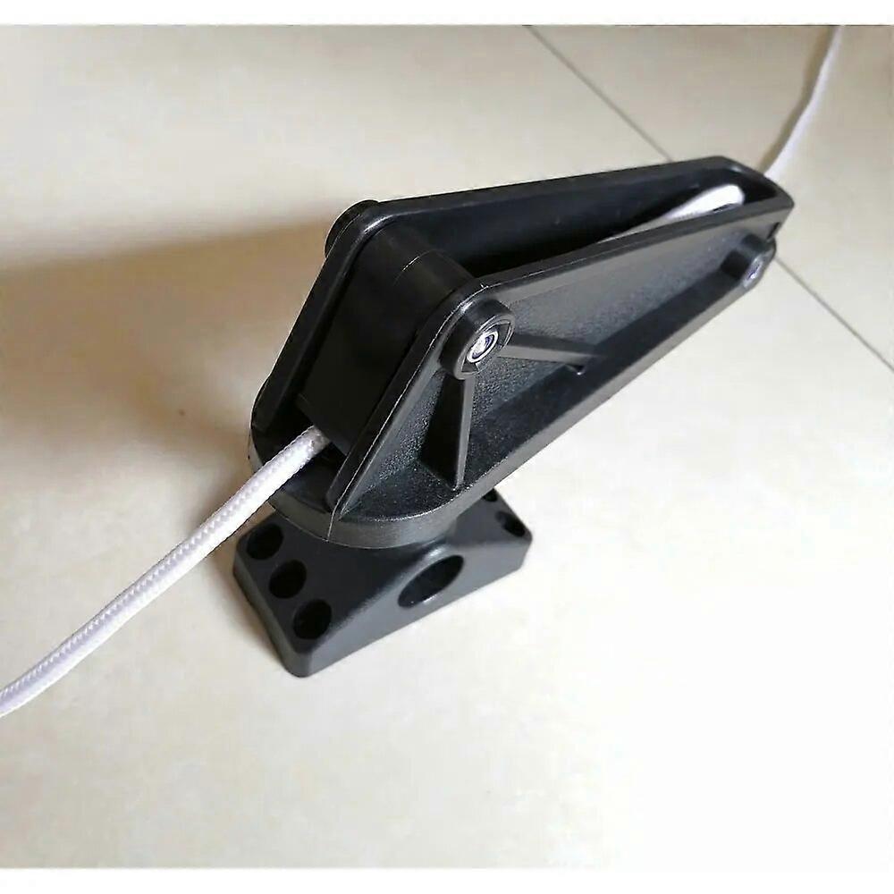 Anchor Lock with Combination Side Deck Mount Rope Slide Track Cleat Mount for Yatch Kayak Boat Canoe