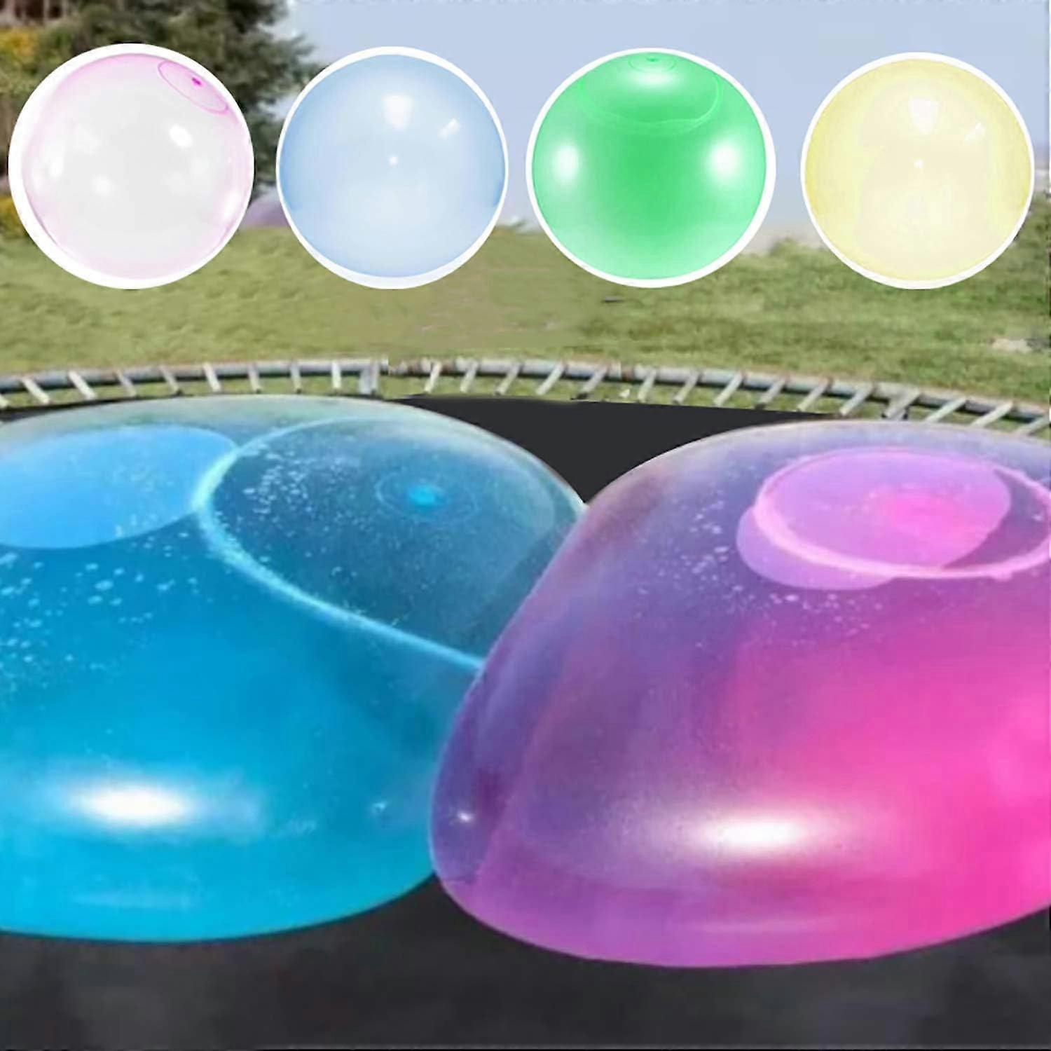 8 Pcs Magic Bubble Balls, Transparent Bouncy Balloons, Inflatable Water Ball, Magic Bubble Ball, Bouncing Balloons, Inflatable Water Ball, Beach Garde