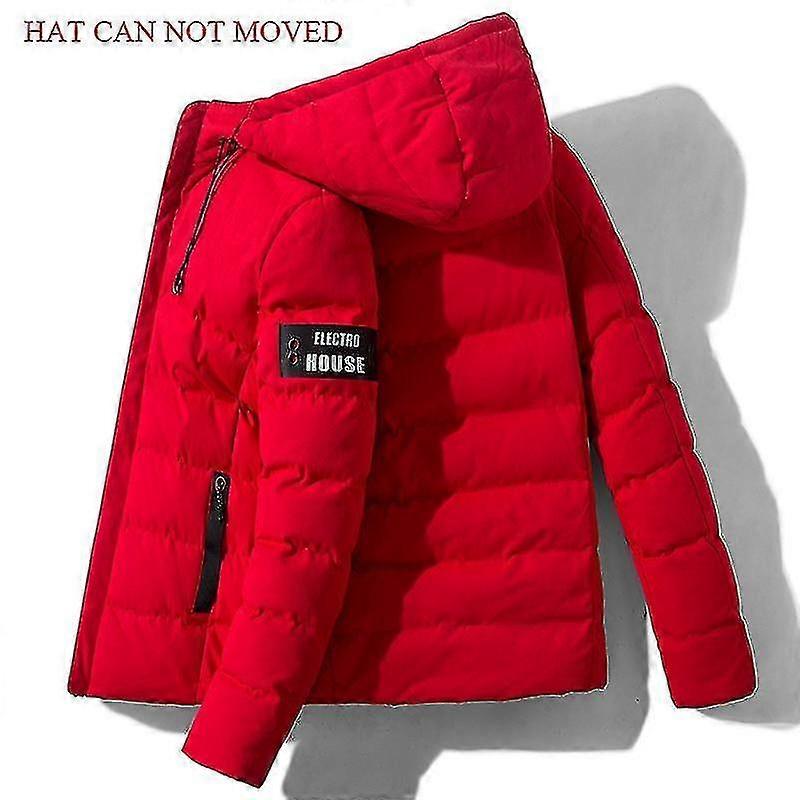 Men Winter Jacket Hooded Warm Coat