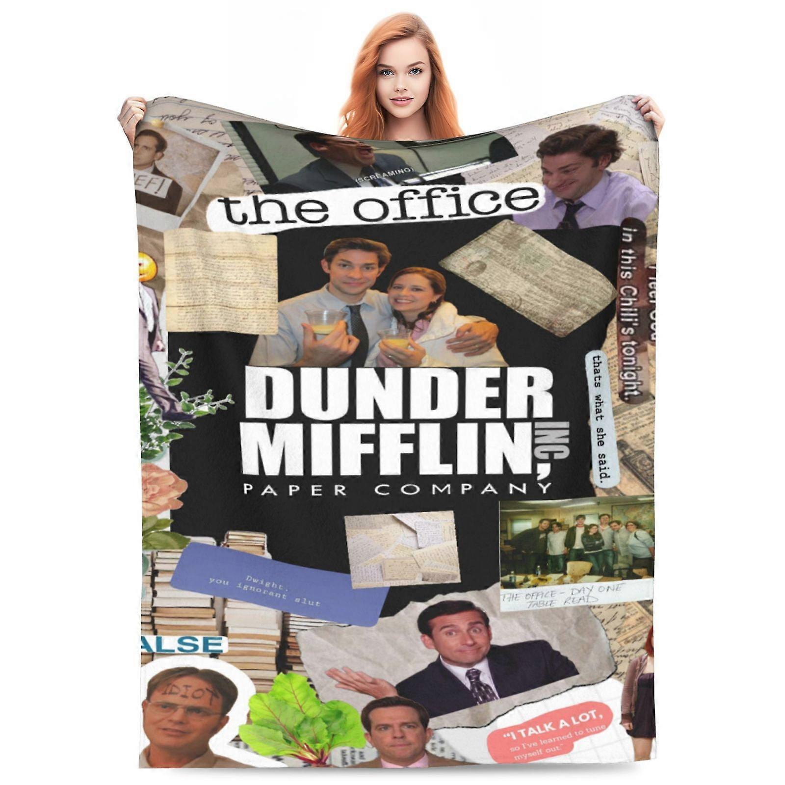 Cobertor de Programa de TV para Escritório Cobertor de Lã Macio e Aconchegante Cobertor de Flanela Leve e Quente para Sofá-KDE23323