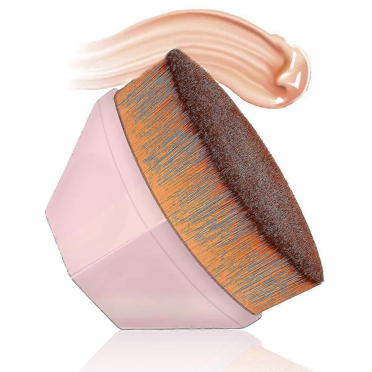 Foundation Brush Flat Top Kabuki Hexagon Face Blush Liquid Foundation Brush