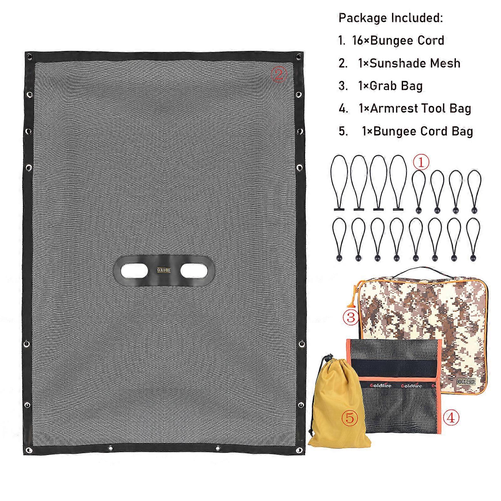 Top Sonnenschutz Mesh Autoabdeckung Dach UV-Proof Schutznetz für JT Gladiator Wrangler Autozubehör Styling