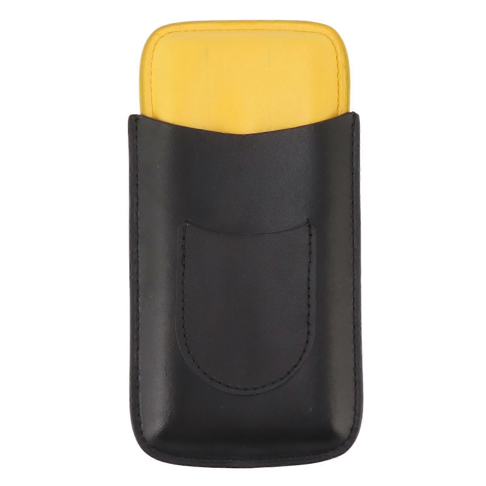 Porte-cigare portable en cuir - 3 étuis pour voyage et usage domestique