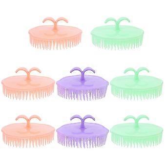 8pcs Brushes Portable Prime Hair Washing Brushes Hair Shampoo Brushes For Parent