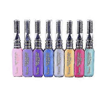 8szt Dye Hair Sticks Jednorazowy tymczasowy jednorazowy kolorowy krem do włosów