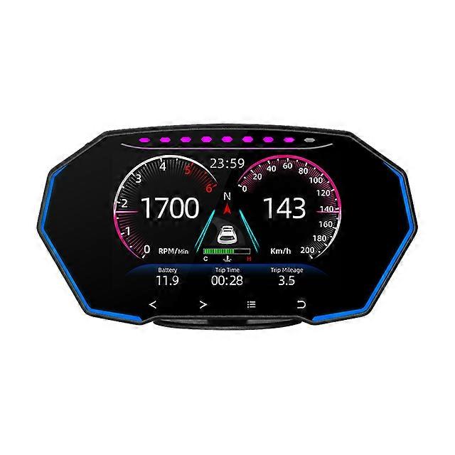 NEW F11 HUD OBD2 GPS Car Head Up Display Windshield With Car Speedometer Security Alarm Water Oil Temp Overspeed Diagnostic