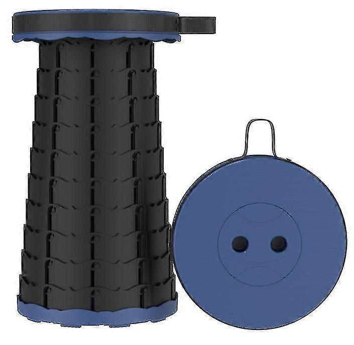 YYH-Vancl Outdoor folding telescopic stool£¬portable Adjustable stool for fishingNavy