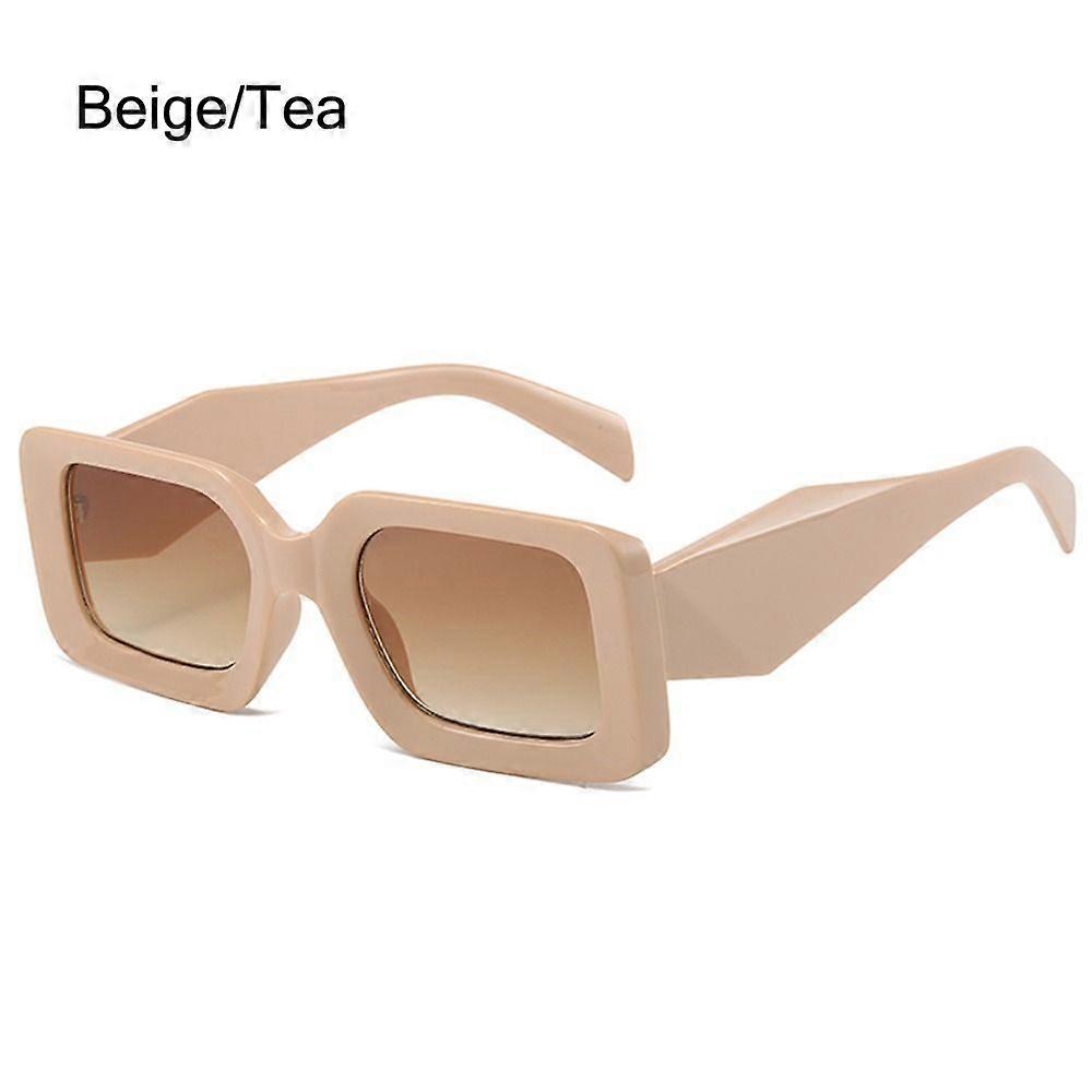 2022 Ladies Popular Women's Rectangle Sunglasses UV400 Big Frame Brand Design Men Sun Glasses Summer Trend New Eyewear