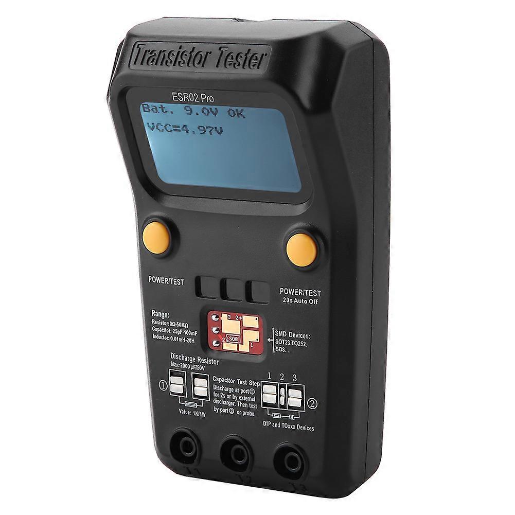 ESR02 Pro Transistor Tester with Auto Detection for Engineers Maintenance