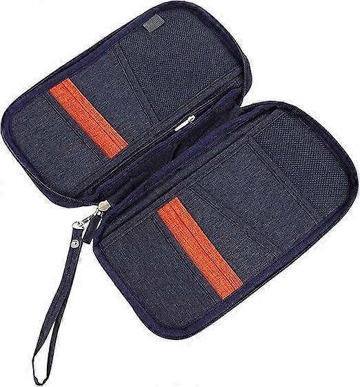 Storage bag Passport case File holder Polyester Multifunctional Travel Card box Document box