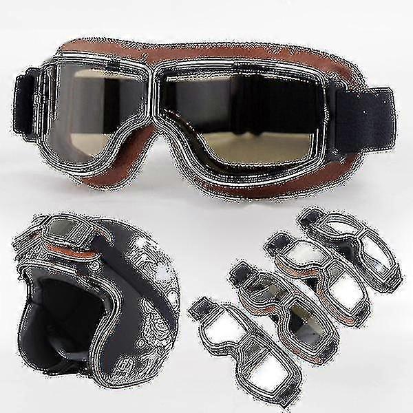 Retro Aviator Motosiklet Gözlükleri