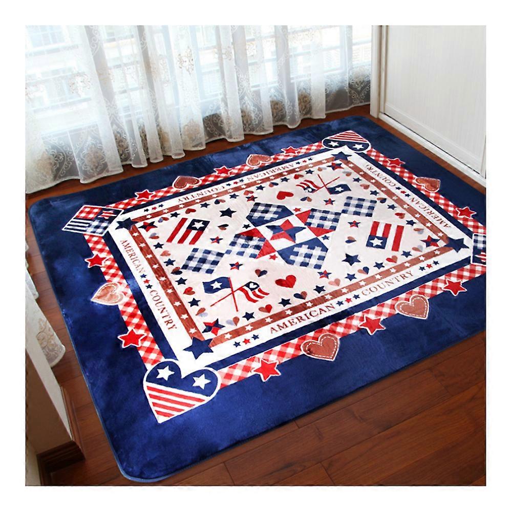 Blue Flag Carpet Ground Mat