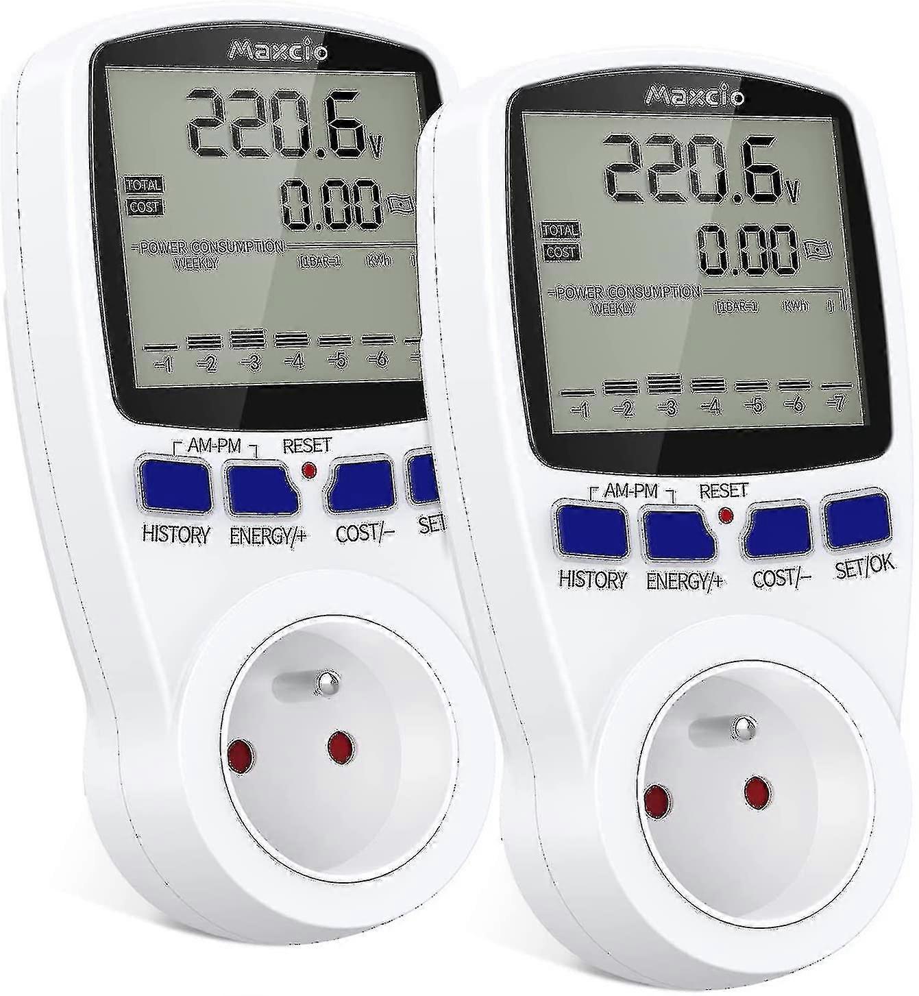 تكلفة الطاقة متر الطاقة عداد الطاقة عداد الطاقة مقبس عداد الطاقة 230v 16a