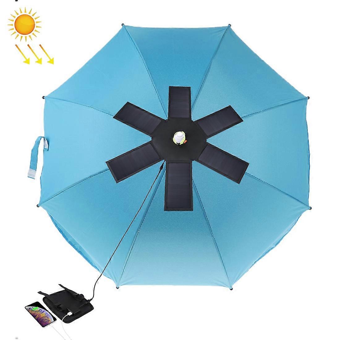 42W Foldable Umbrella Top Solar Panel Charger