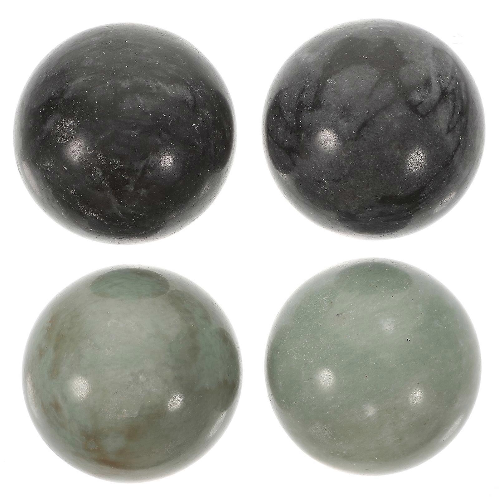 2 Sets Marble Pattern Balls Exercise Balls Hand Massage Balls Hand Massager