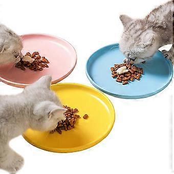 3 Ceramic Cat Feeding Bowl Ceramic Pet Bowl 15cm Shallow Cat Dish Cat Food Bowl Kitty Dog Pet Kitten