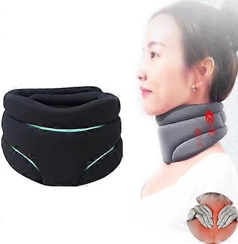 Tutore di supporto per il collo per il dolore al collo, collare cervicale per dormire, collare cervicale corretto per alleviare il dolore al collo e la pressione della colonna vertebrale