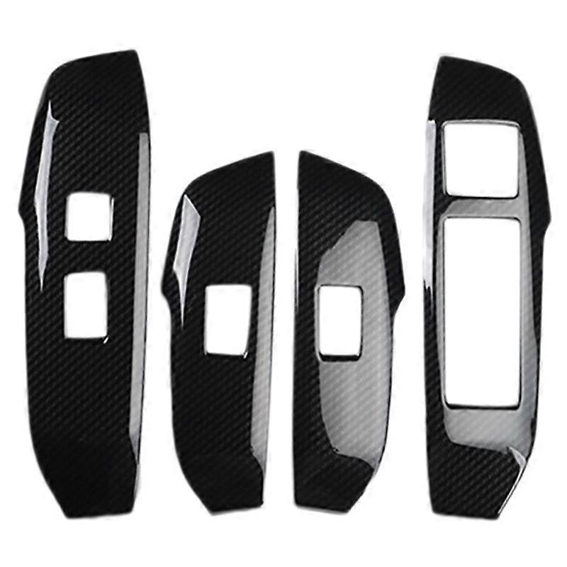 4PCS Car Window Switch Panel Adjust Cover Trim Stickers Window Button Decoration for NX 300H 200T LHD B
