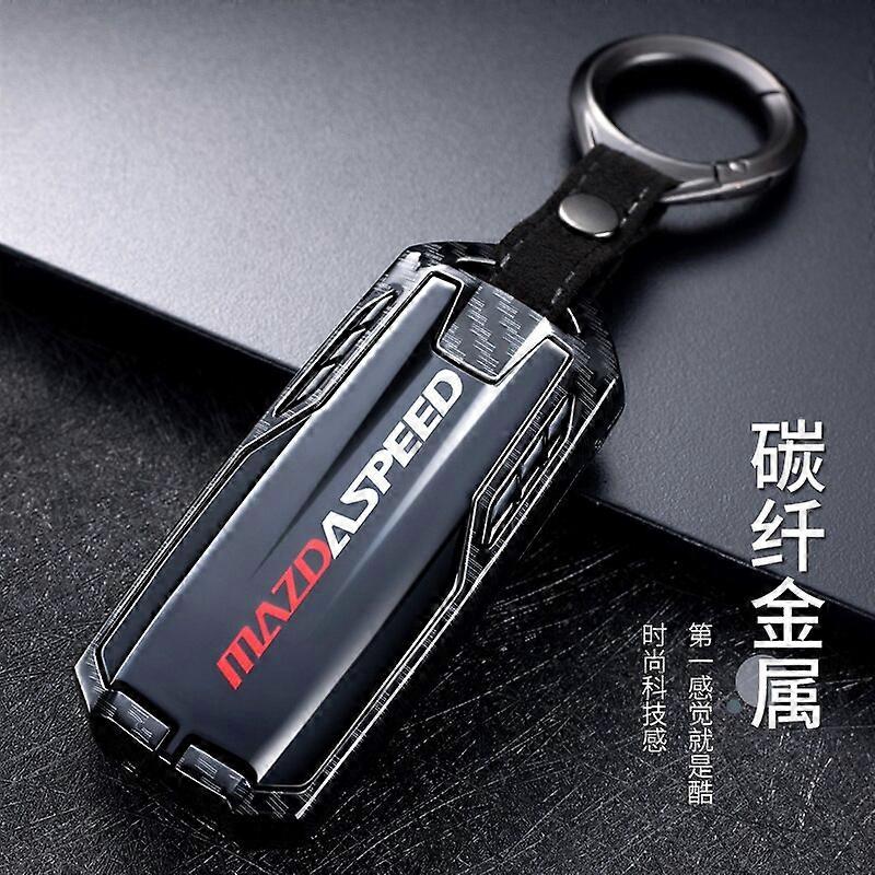 For Mazda 2 3 5 6 2017 CX-4 CX-5 CX-7 CX-9 CX-3 Zinc Alloy Car Key Case cover Holder Accessories Key Blanks