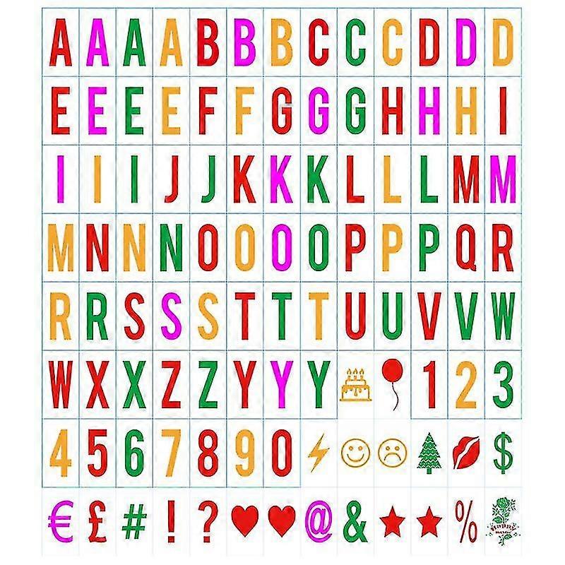 Led Light Luminous Box Letters Number Cards Diy Cinema Light Box Symbols